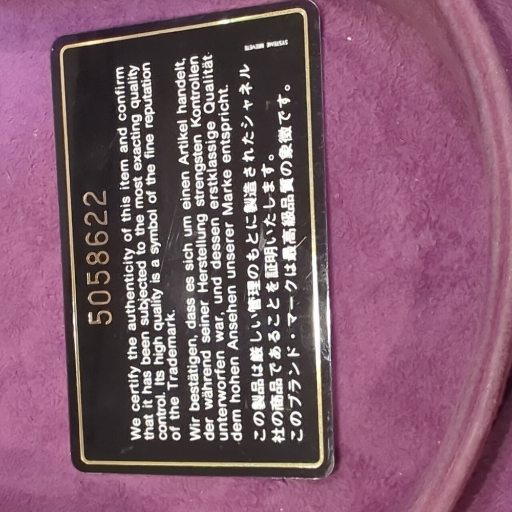 CHANEL Vintage Purple Shearling Mini Logo Handbag - Picture 6 of 13